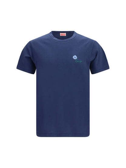 KENZO Kenzo Tulip embroidered cotton T-shirt