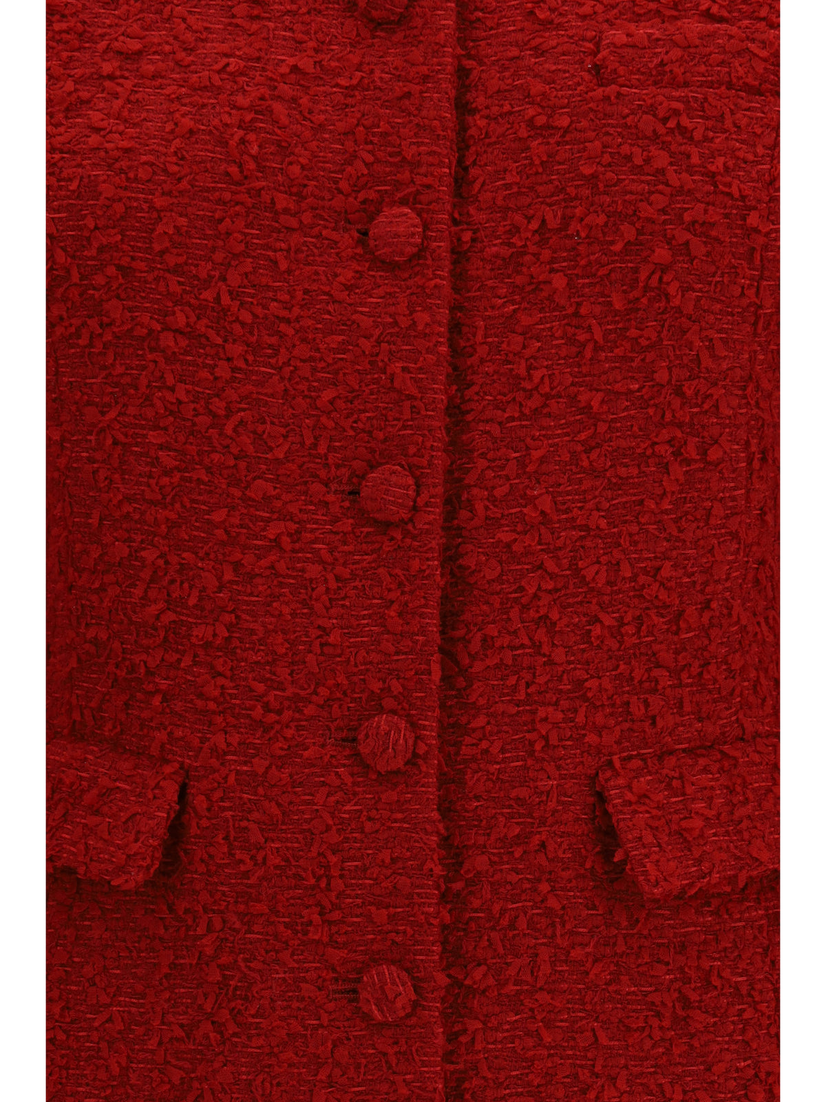 Magda Butrym Short bouclé Dress - Red