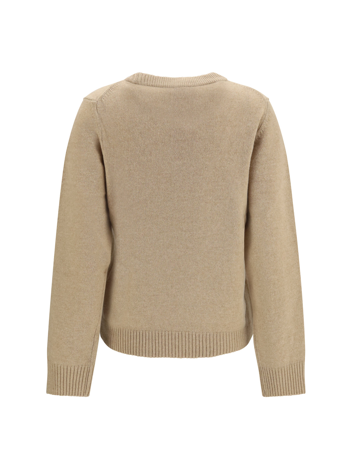 Ganni Wool graphic Sweater - Camel