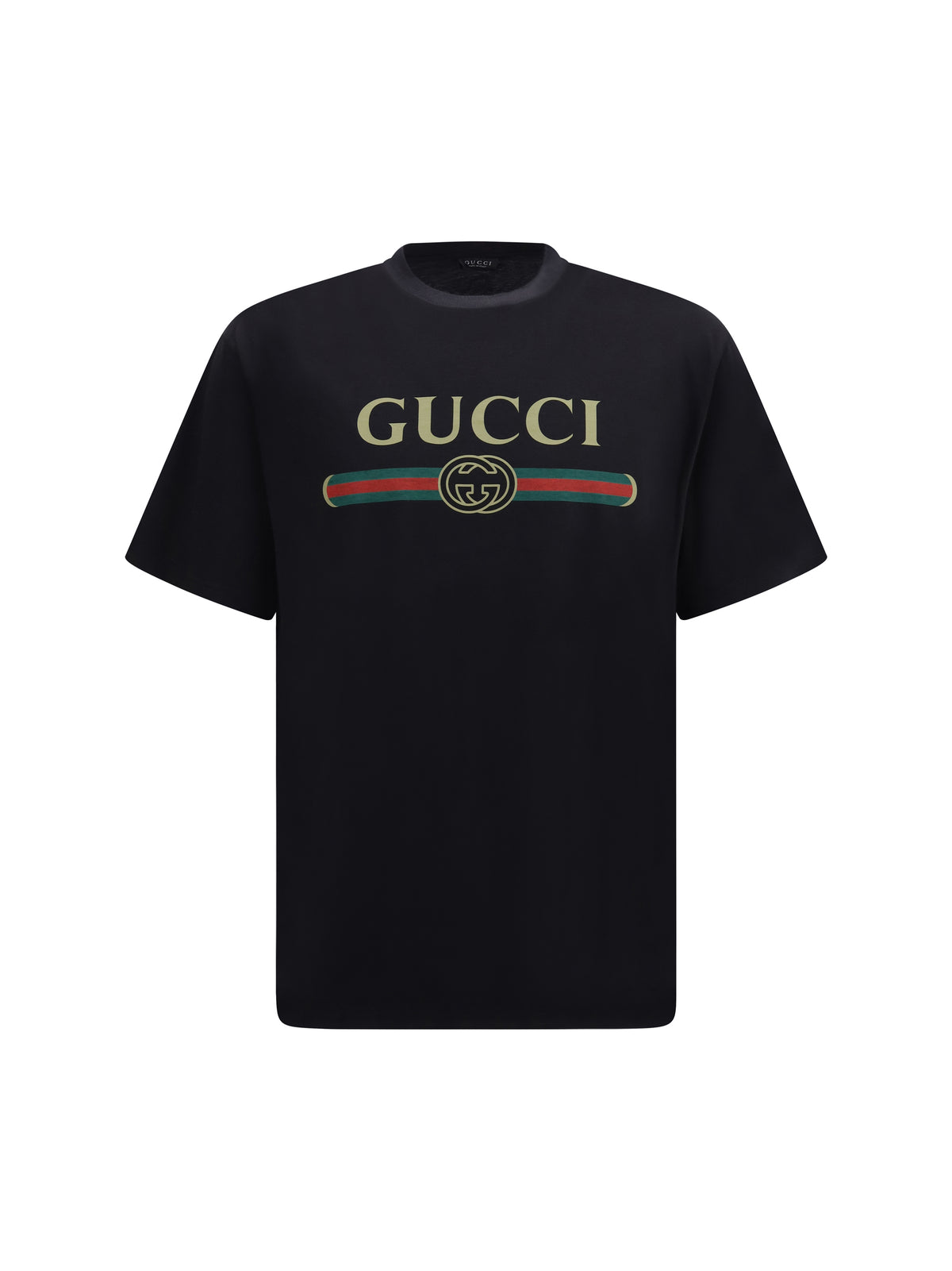 Gucci Printed silk-blend jersey T-shirt - Black/Mc