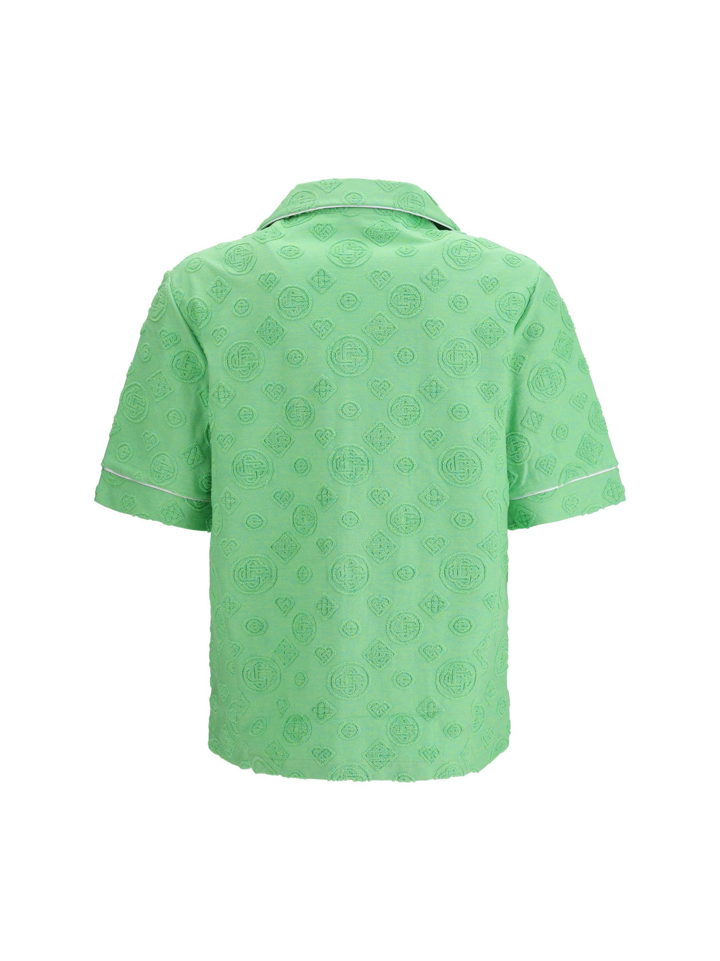CASABLANCA Diamond monogram print short-sleeve Shirt