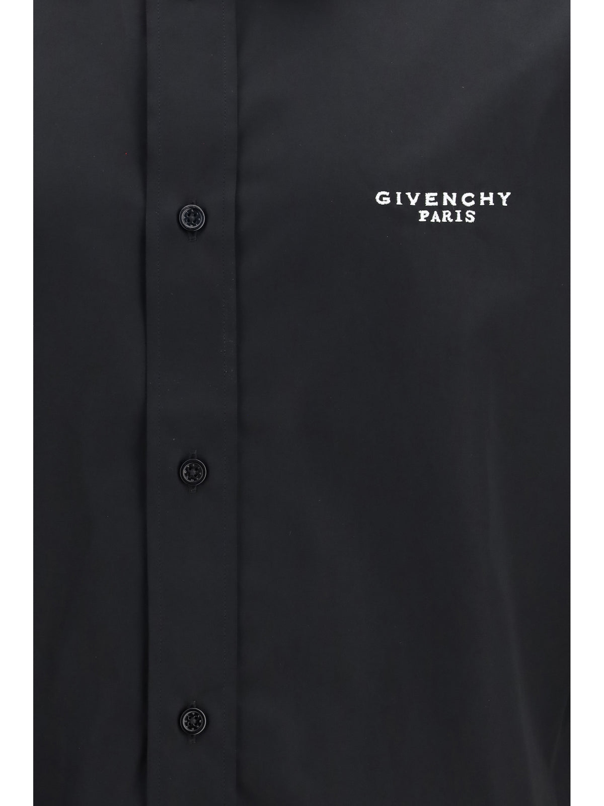 Givenchy Embroidered poplin Shirt - Black