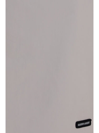 Miu Miu Stretch cotton-blend midi Skirt - Talco