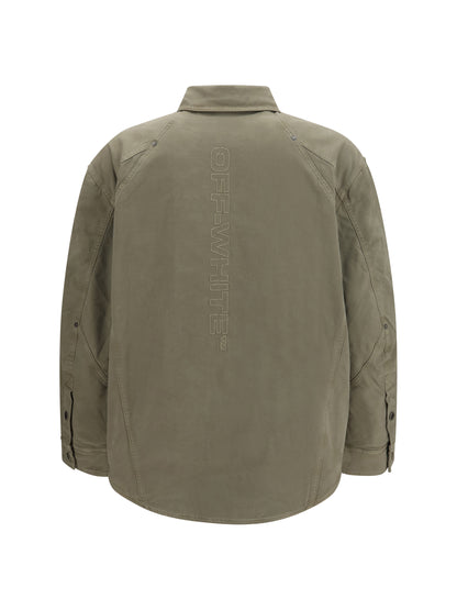 Off-White Racing Staff Cottvel Mil Sport Jacket - Dusty Olive