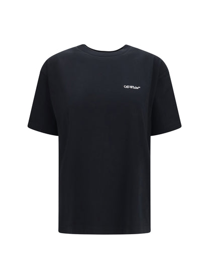 Off-White Arrow Out Flower T-shirt - Black Balsam Green