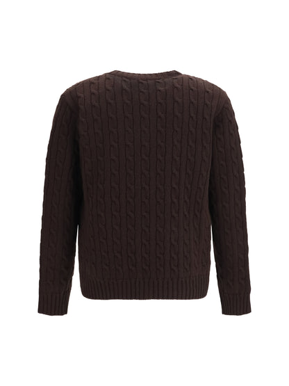Valentino Virgin wool V-neck Cardigan - Middle Brown
