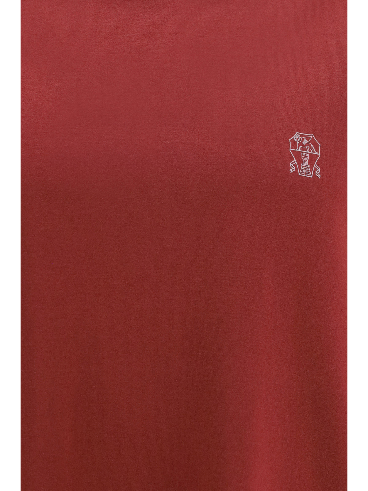 Brunello Cucinelli Logoed T-shirt - Lava+Grigio