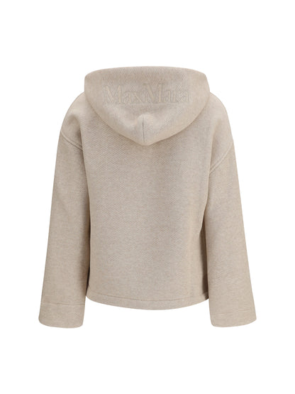 Max Mara Pure Hooded Sweatshirt - Beige