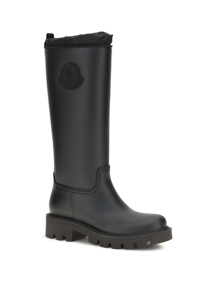 Moncler Waterproof Knee-High Kickstream Boots - Black