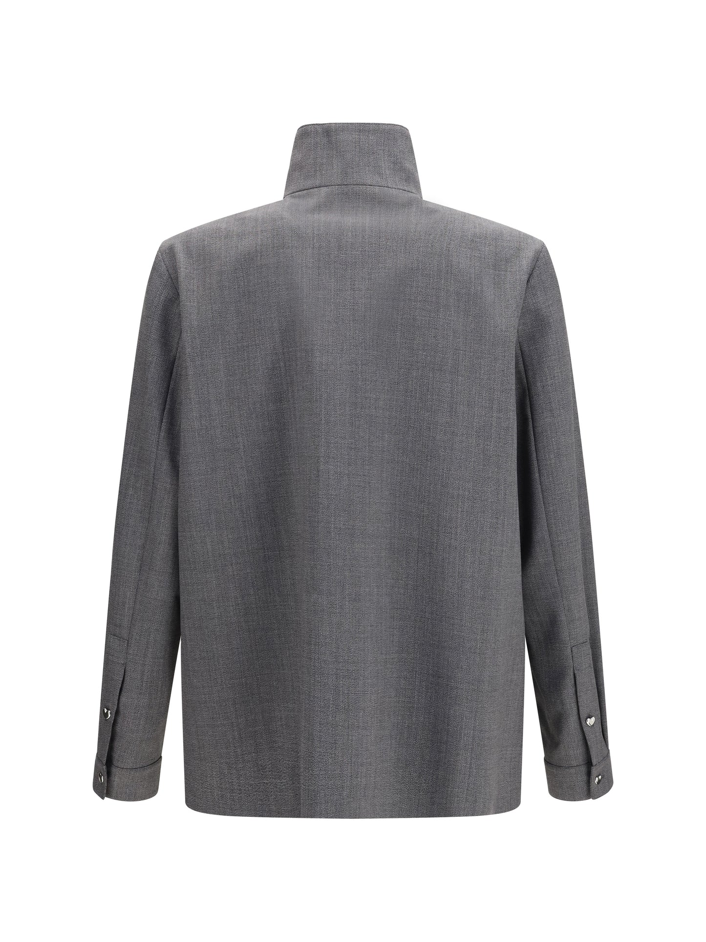 VALENTINO Mouliné wool shirt Jacket