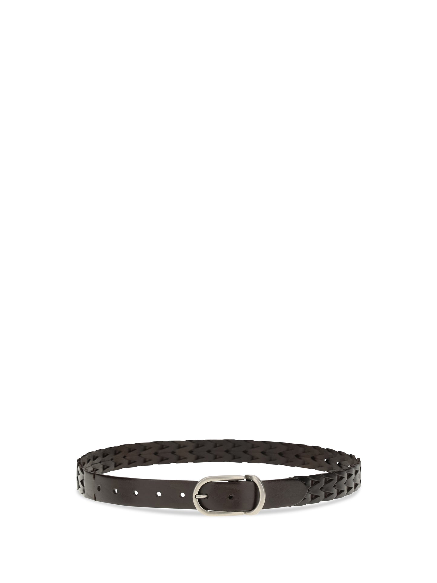 BRUNELLO CUCINELLI Braided leather Belt
