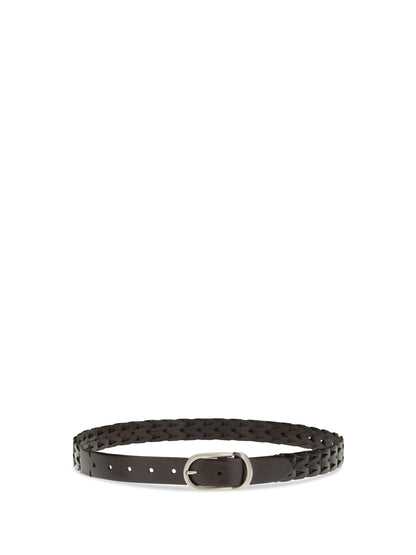 BRUNELLO CUCINELLI Braided leather Belt