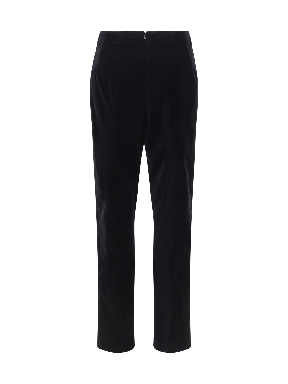 Khaite Ryden cotton-velvet Pants - Black