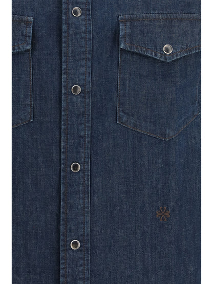 Jacob Cohen R2 Western cotton-denim Shirt - 100D