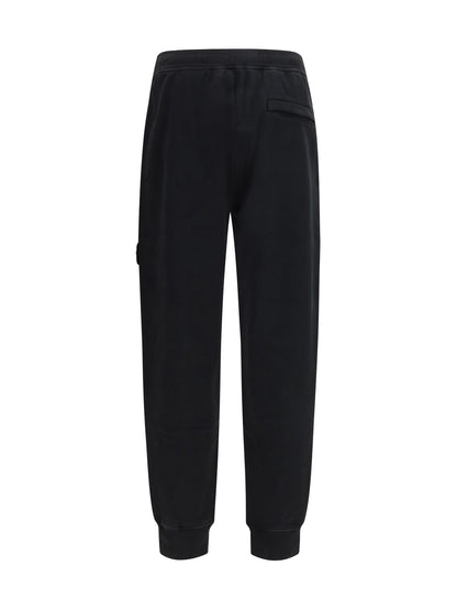 Stone Island Logo patch Sweatpants - Black