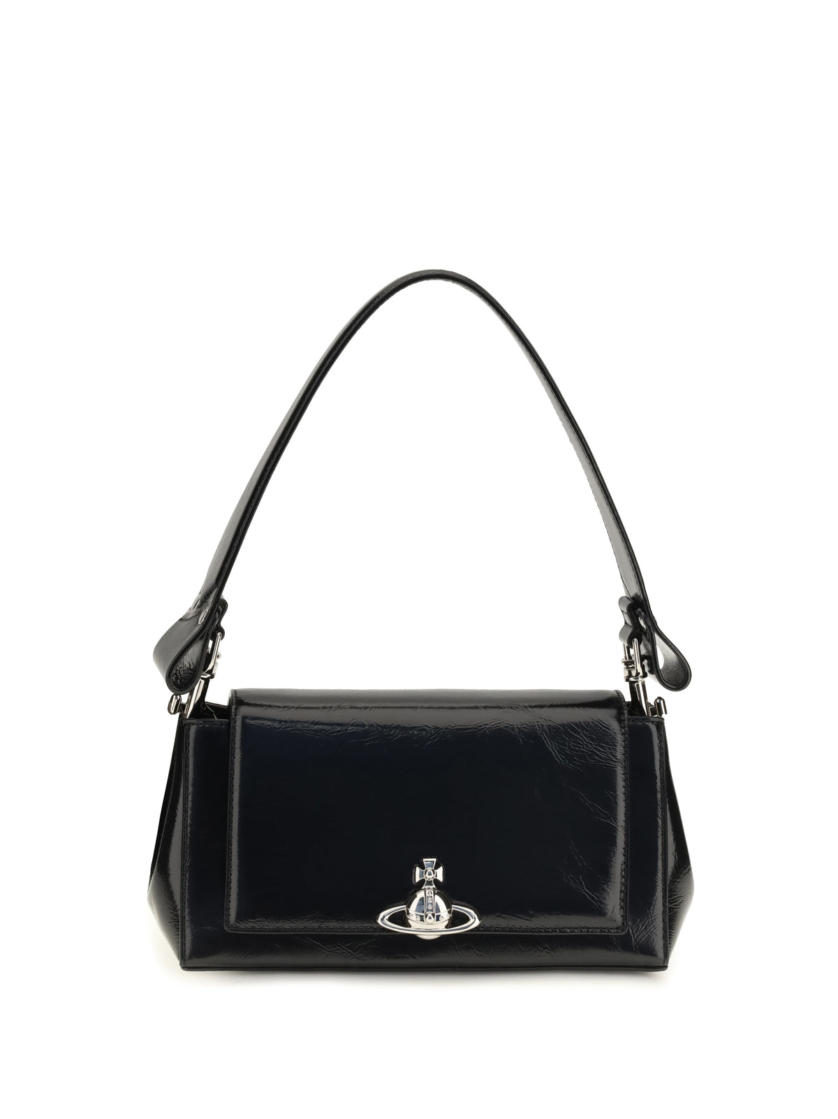 Vivienne Westwood Medium Hazel Shoulder Bag - Black