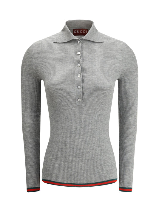 GUCCI Cashmere Polo Shirt