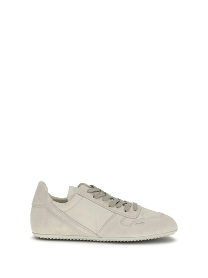 Rick Owens Fabric and leather Sneakers - Pearl