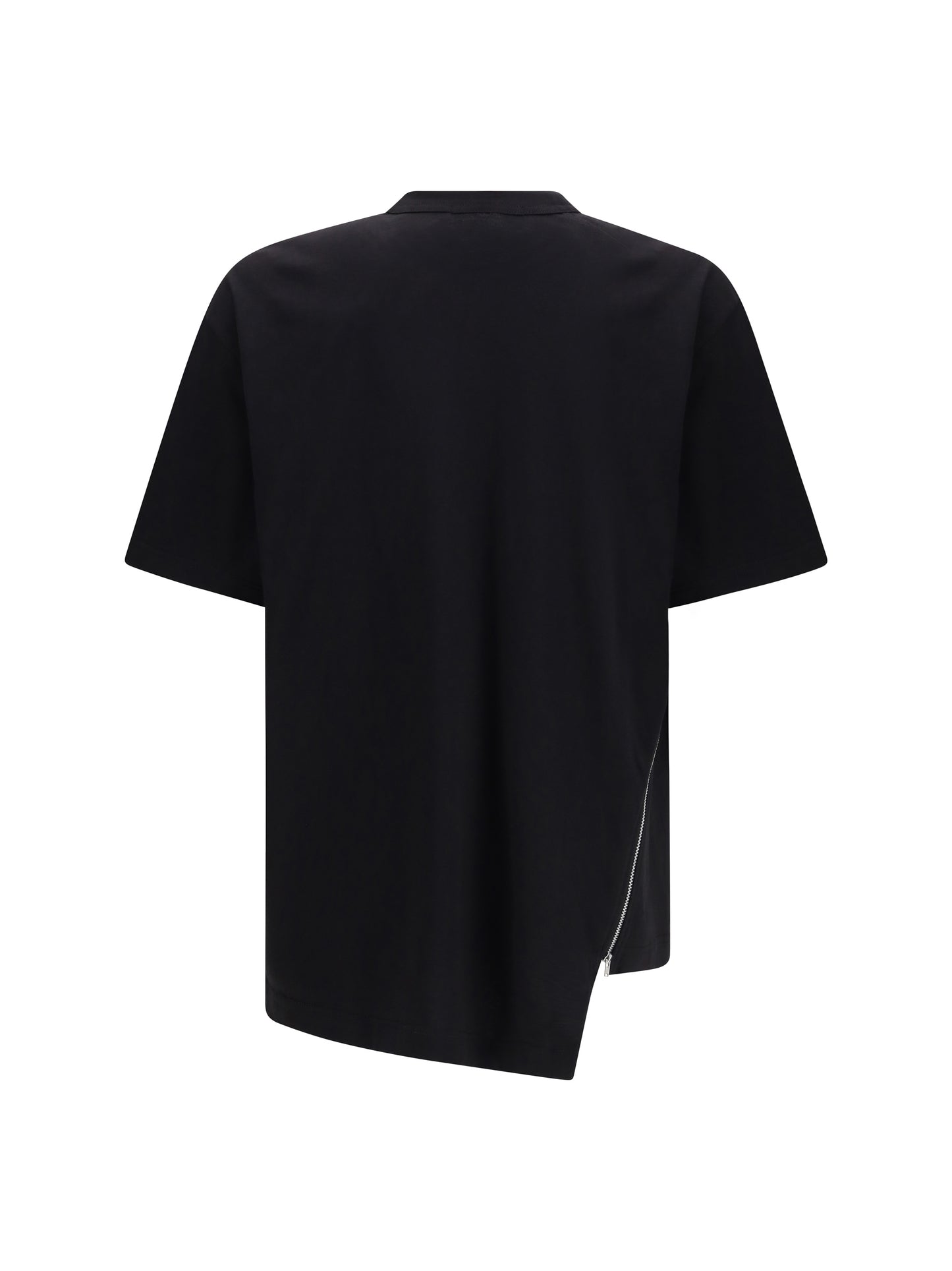 COMME DES GARÇONS SHIRT Cotton T-shirt with side zipper