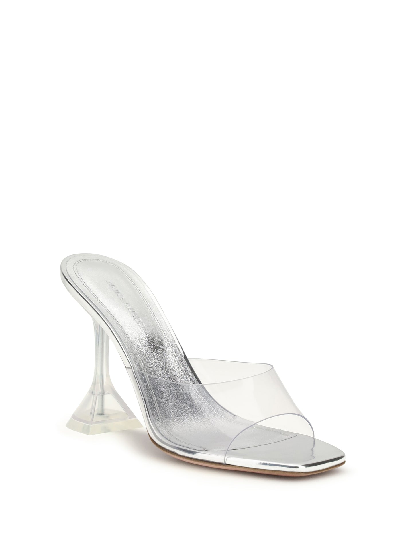 AMINA MUADDI Lupita Glass Sandals