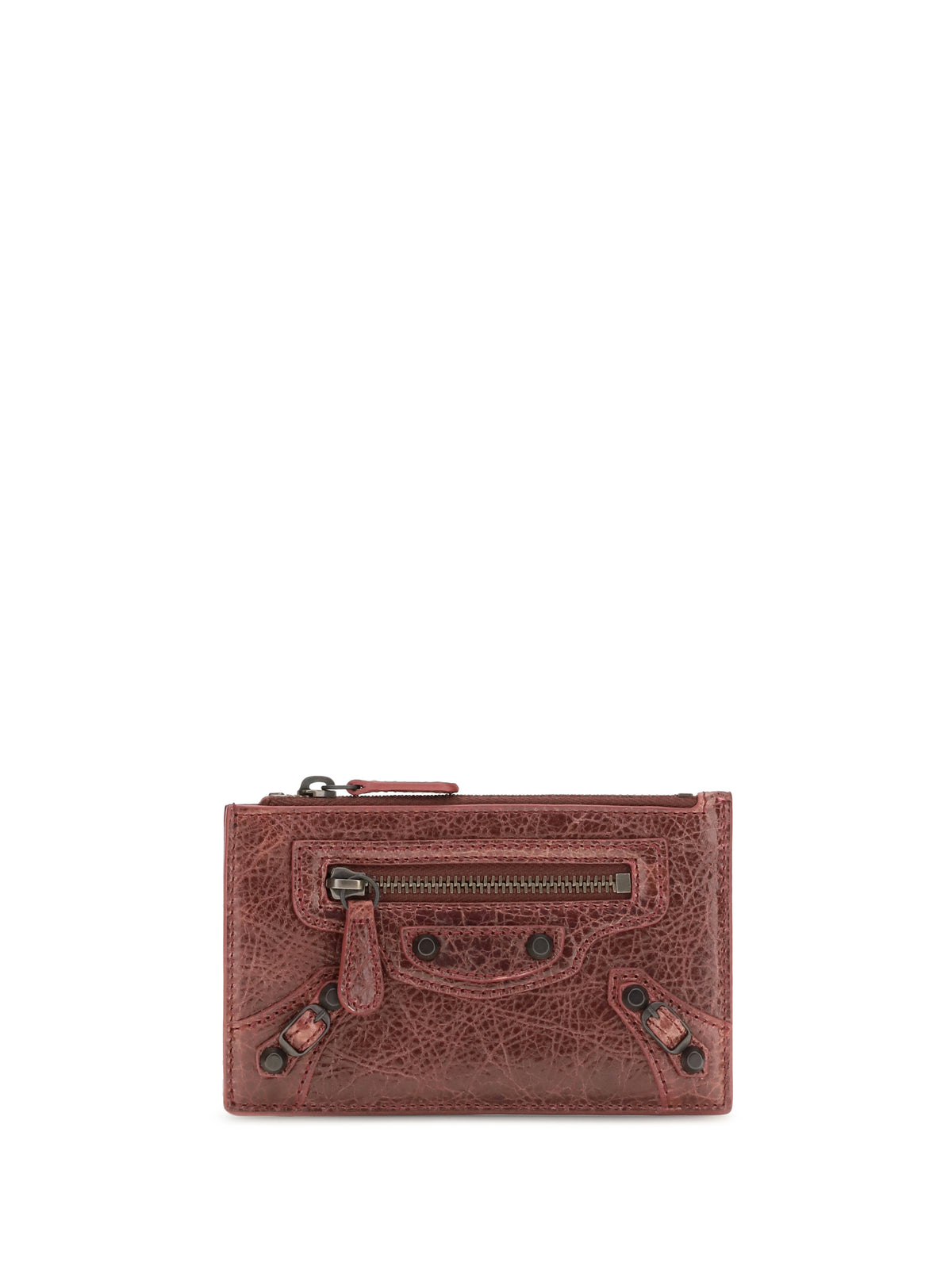 Balenciaga Le City long Card Holder - Berry Red