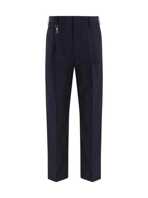 Prada Tailored cotton poplin Pants - Blue