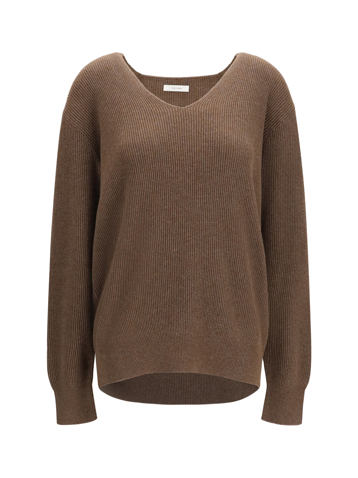 The Row Phef cotton and cashmere Sweater - Fudge