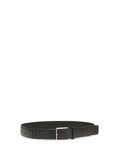 BOTTEGA VENETA Intreccio Leather Belt