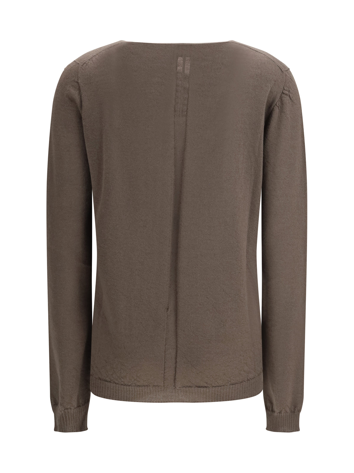 Rick Owens Temple Extreme Sweater with V-neck - Dust