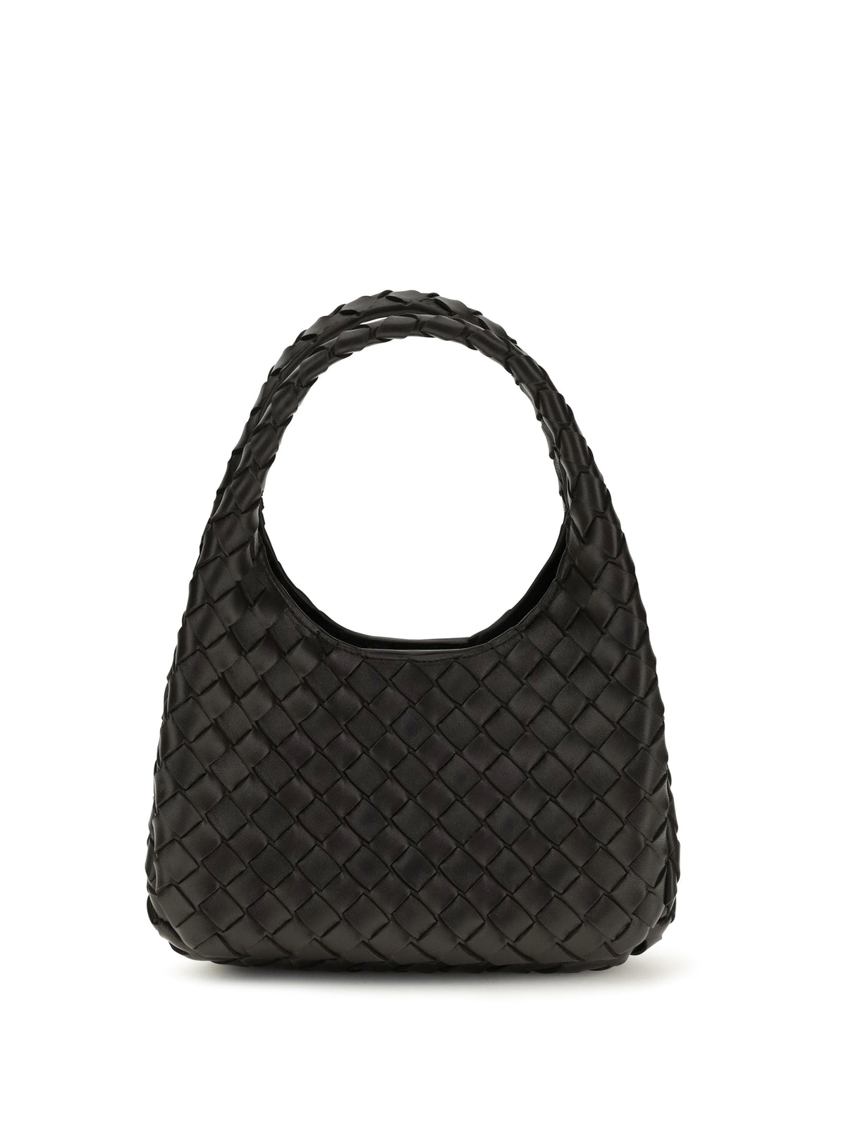 Bottega Veneta Baby Campana leather Handbag - Espresso-M Brass