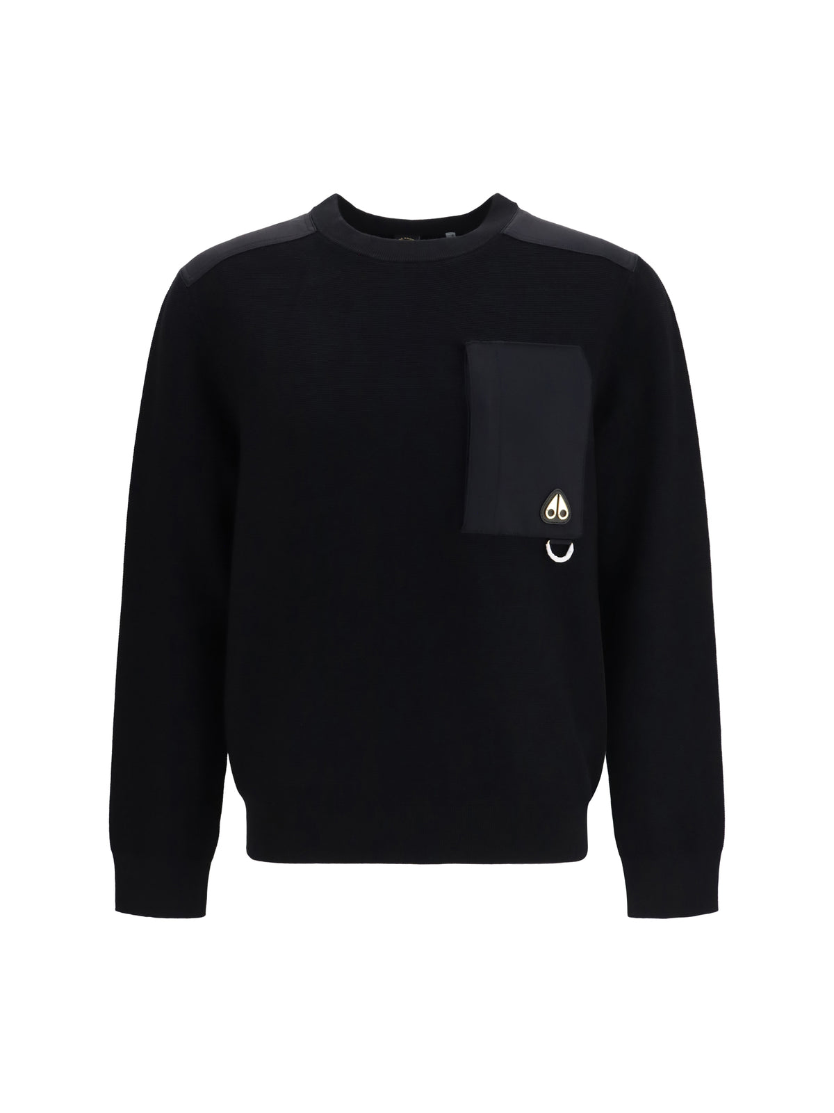 Moose Knuckles Gold Series Elowan crewneck Sweater - Black