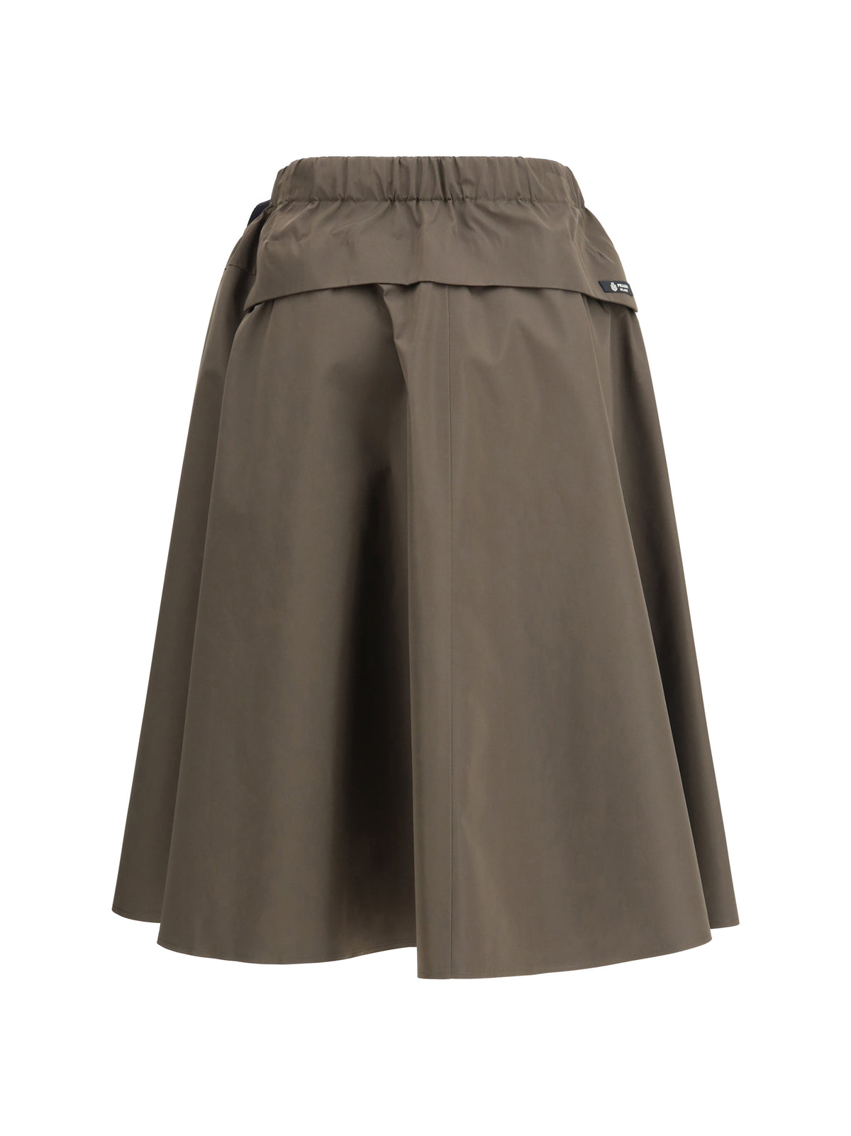 Prada Nylon midi Skirt - Mimetico