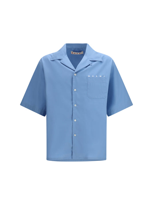 MARNI Short-sleeved cotton bowling Shirt