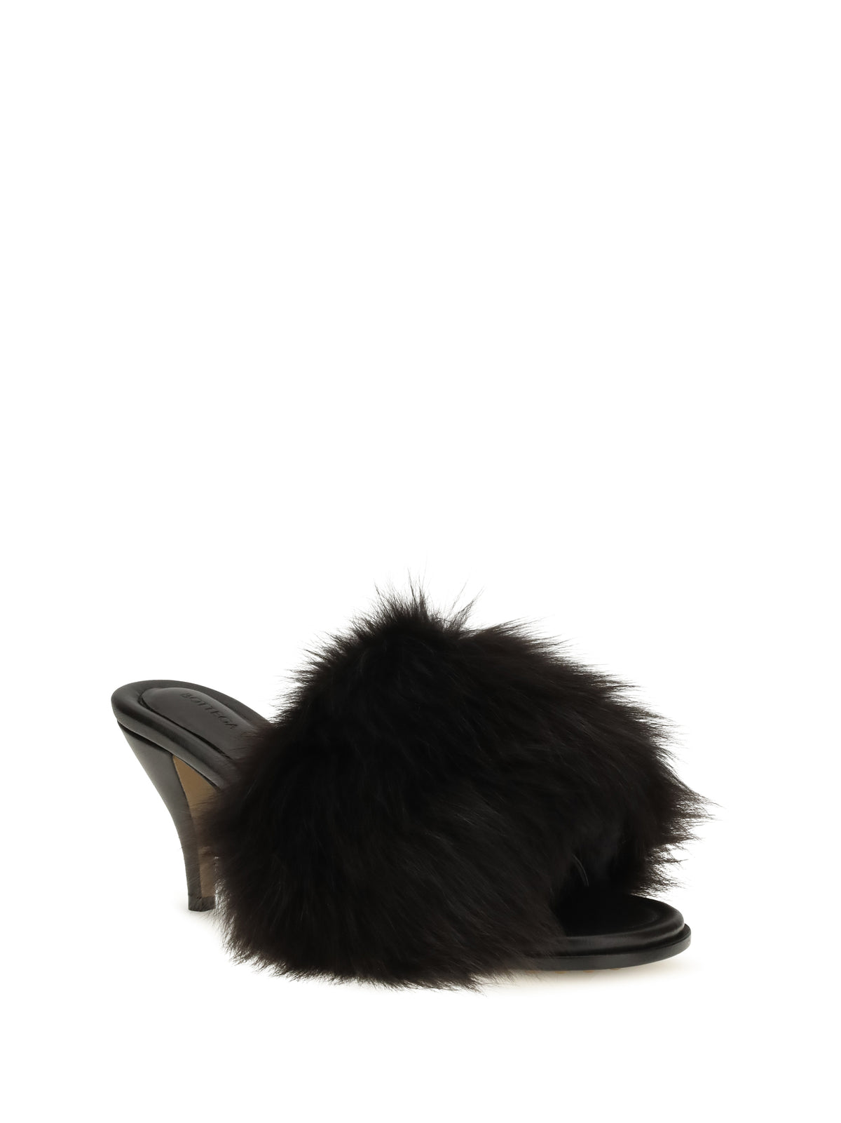 Bottega Veneta Cherry Mules Sandals - Fondant-Espresso