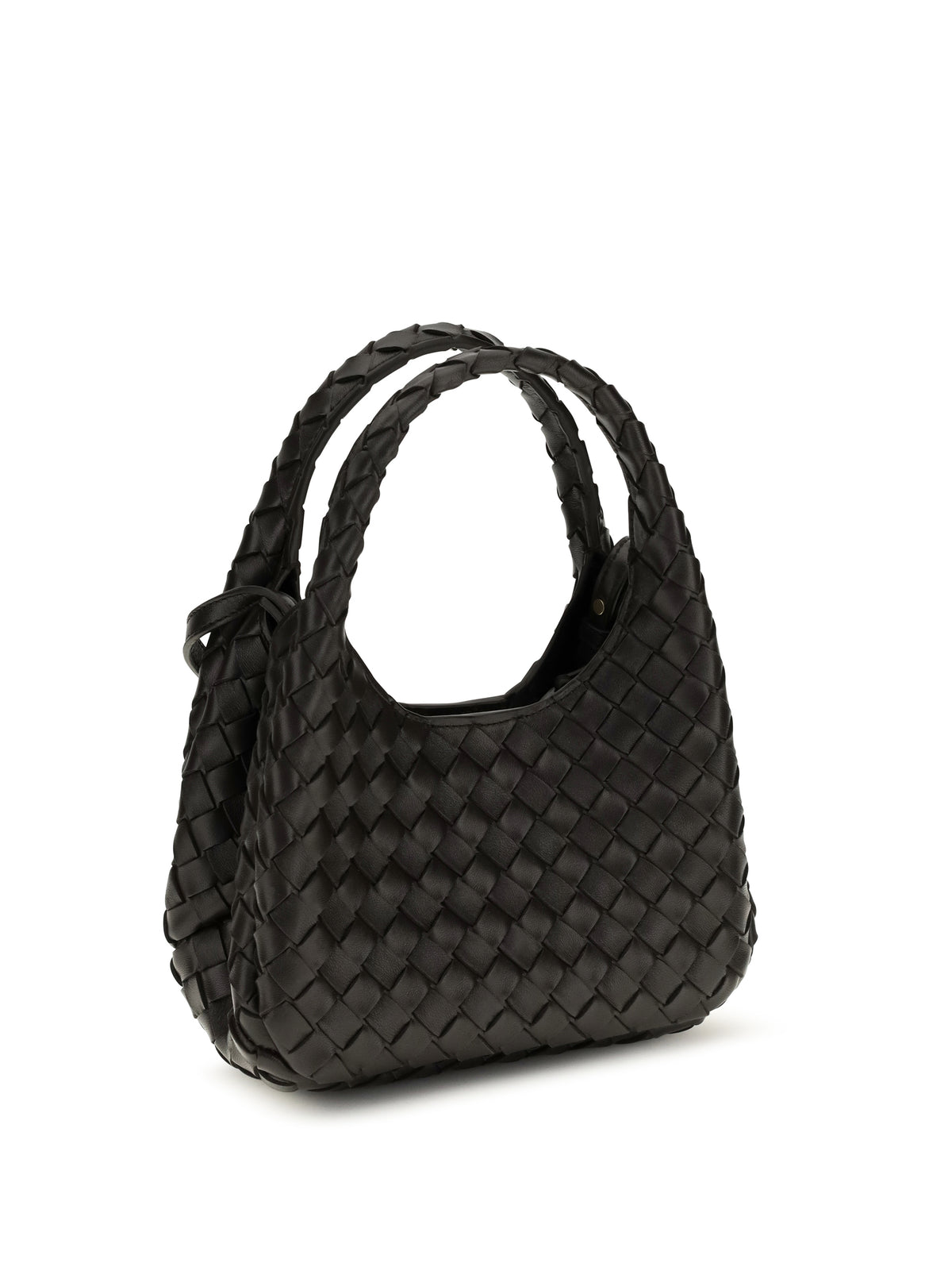 Bottega Veneta Baby Campana leather Handbag - Espresso-M Brass