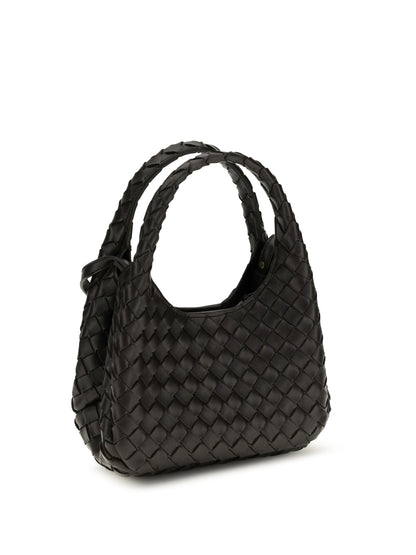 Bottega Veneta Baby Campana leather Handbag - Espresso-M Brass