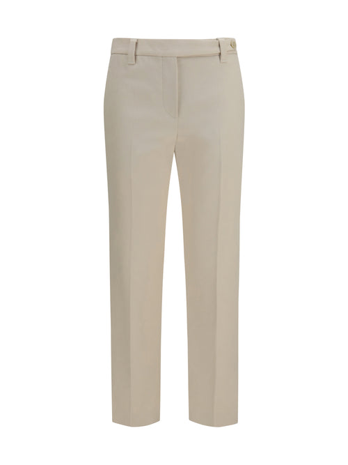 Brunello Cucinelli Tailored cotton Pants - Latte D'Avena