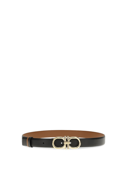 FERRAGAMO Adjustable and reversible Gancini Belt