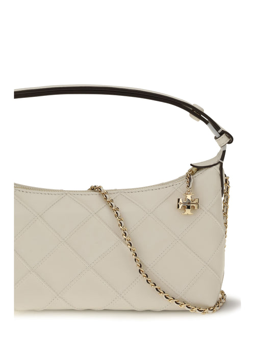Tory Burch Fleming Clutch - Light Cream