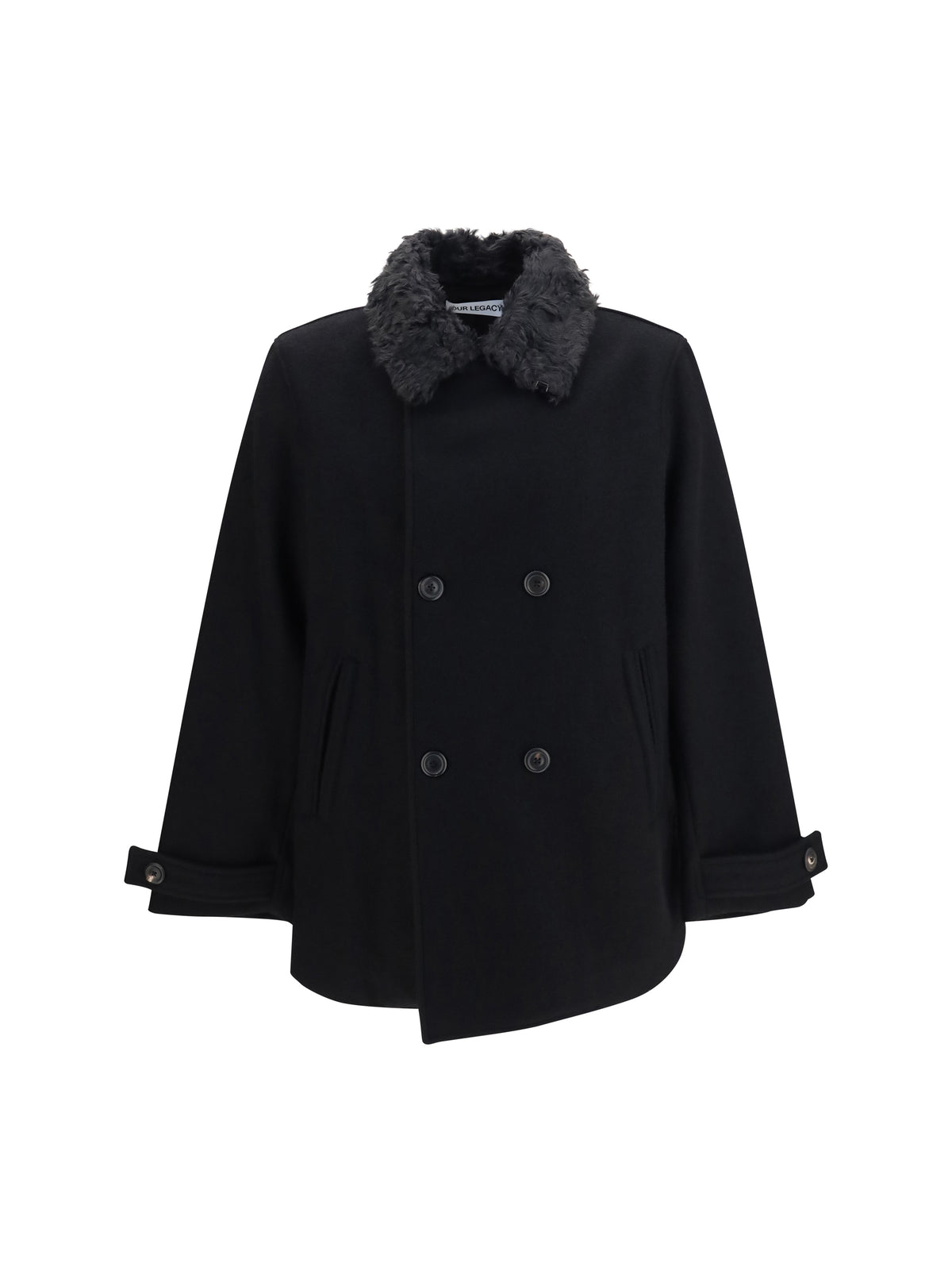 Our Legacy Wage double-breasted Coat - Black