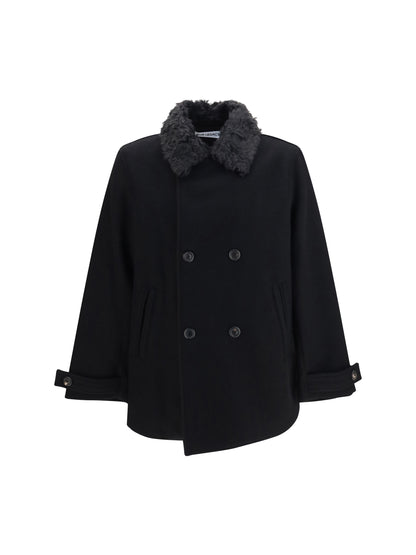 Our Legacy Wage double-breasted Coat - Black