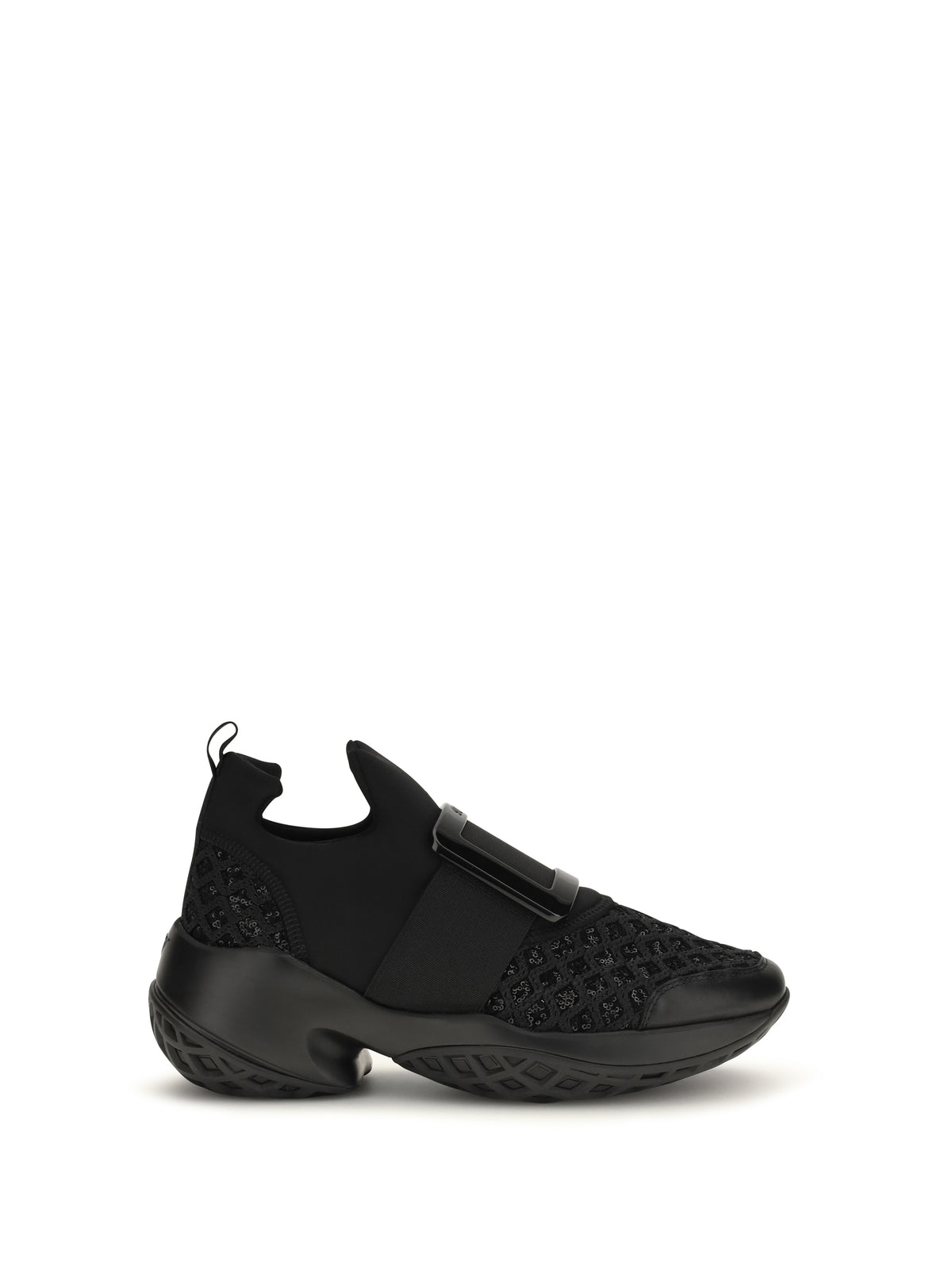 Roger Vivier Viv' Run Sneakers - Black