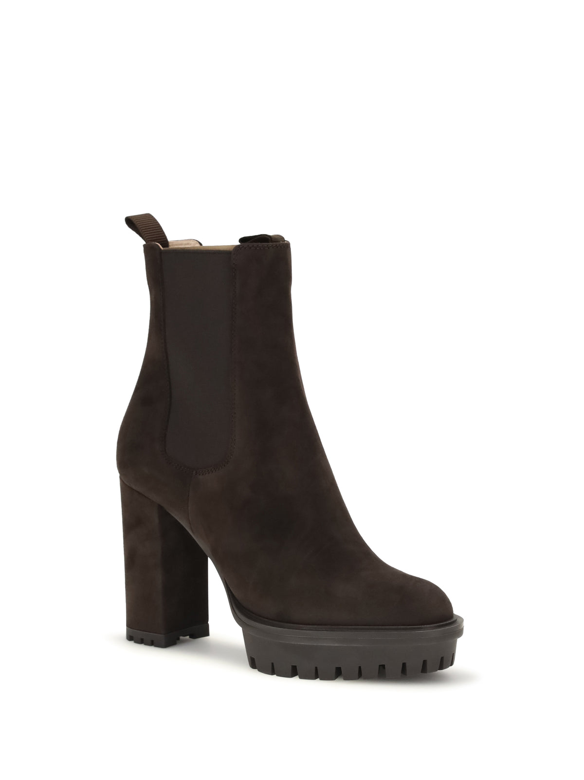 Gianvito Rossi Barry suede ankle Boots - Moka