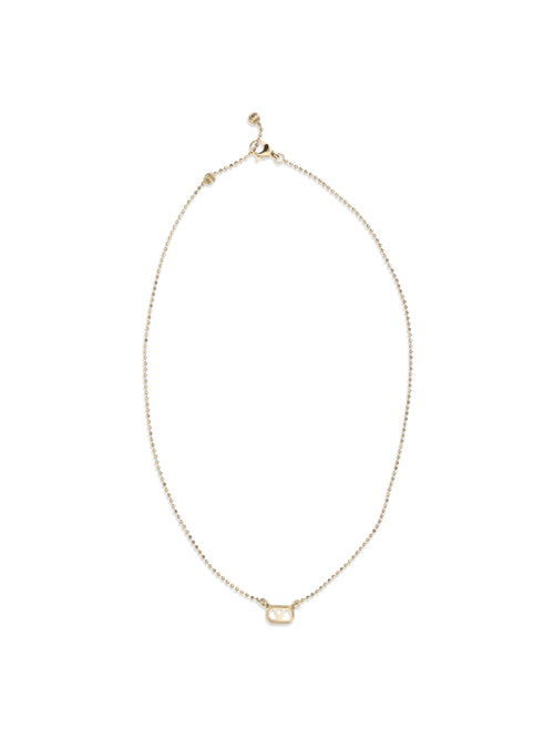 Valentino Garavani Ovalette Necklace with Swarovsky® crystals - Gold/Crystal