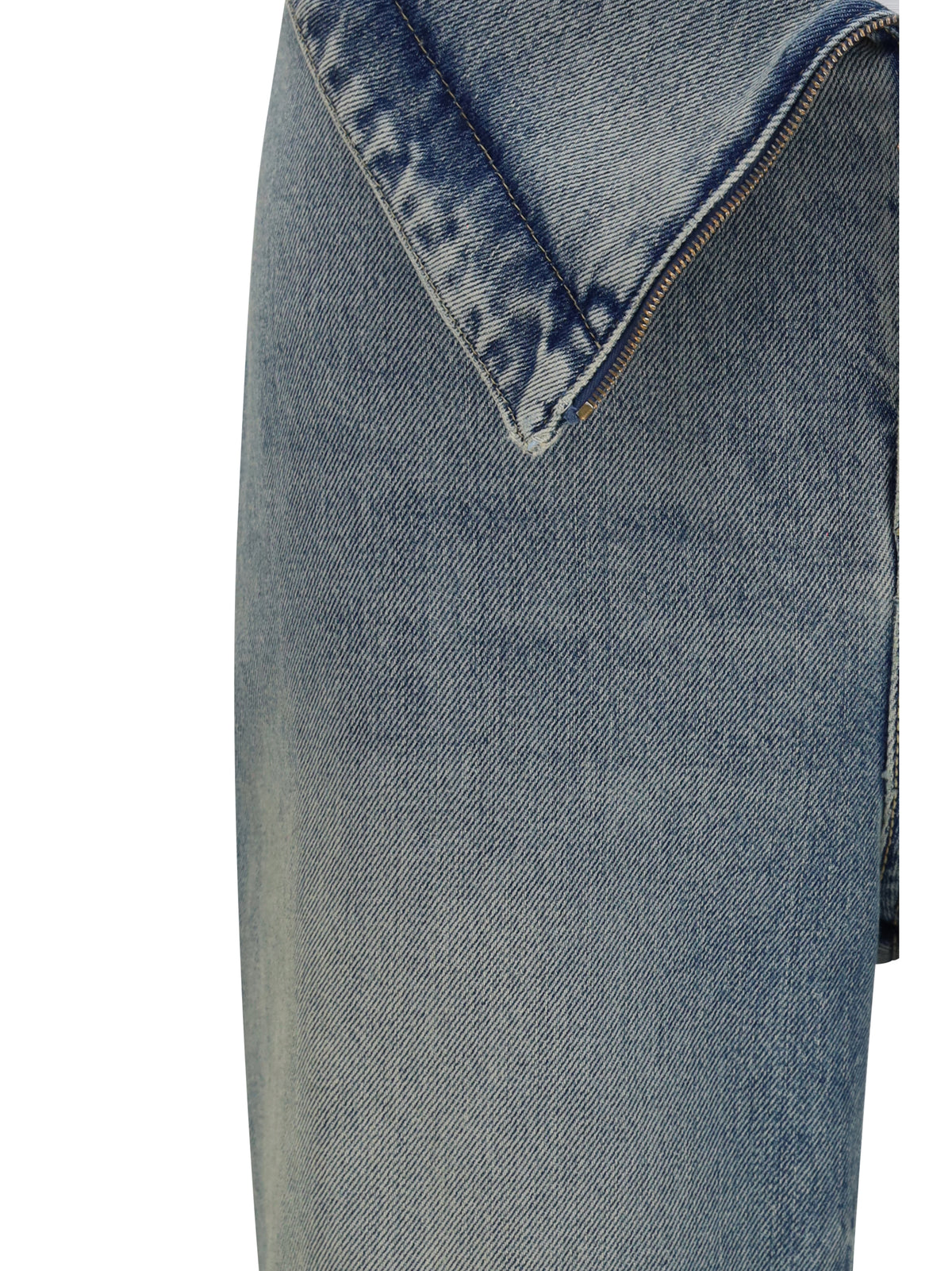 Alexander McQueen High-waisted flared cotton denim Jeans - Royal