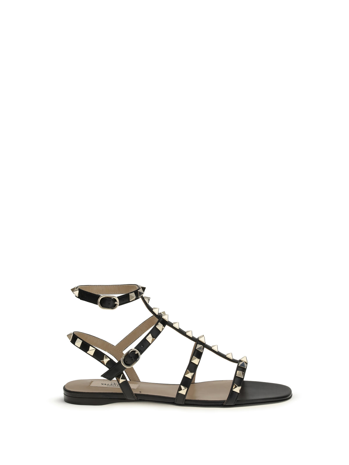 Valentino Garavani Rockstud leather Sandals - Black