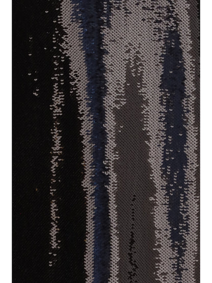 Tom Ford Sequin midi Skirt - Royal Blue + Brown