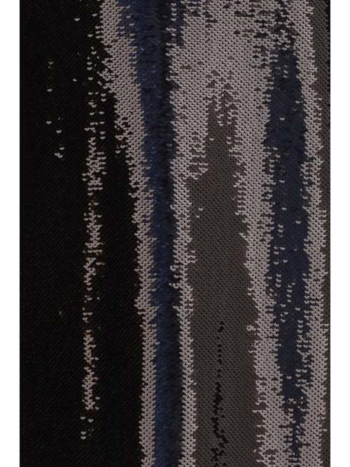 Tom Ford Sequin midi Skirt - Royal Blue + Brown