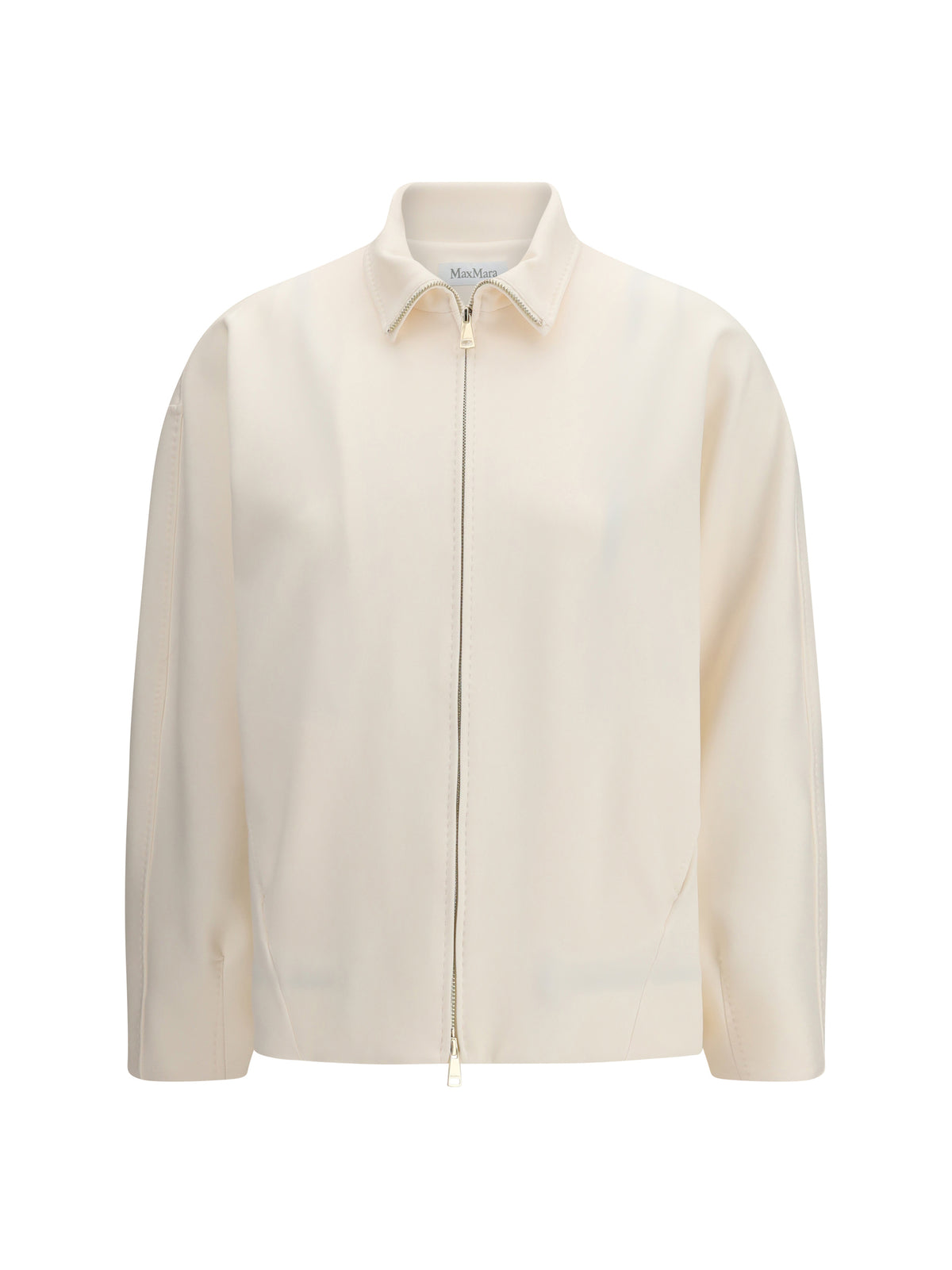 Max Mara Pure Mxppala Jacket in scuba jersey - Ivory