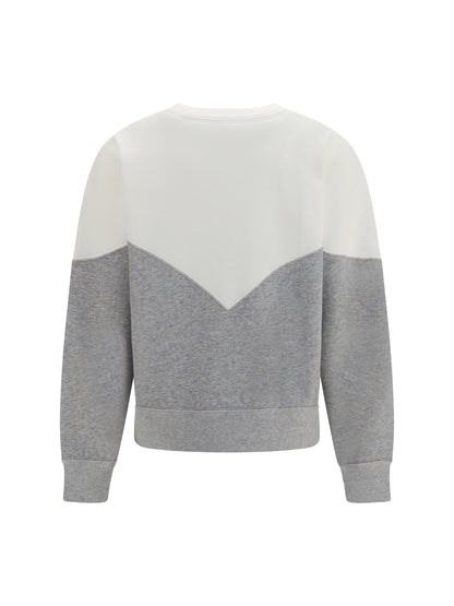 Marant Étoile Cotton Houston Sweatshirt - Off White/Light Grey